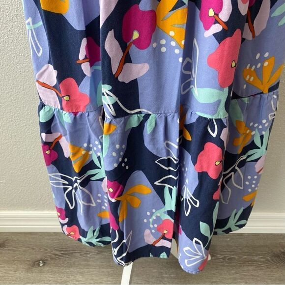 Cat & Jack Floral Sundress Straps Tiered Boho Dress SZ L - Picture 7 of 14